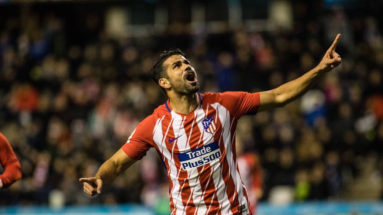Diego Costa trifft zum zwischenzeitlichen 3:0 bei Lleida Esportiu.