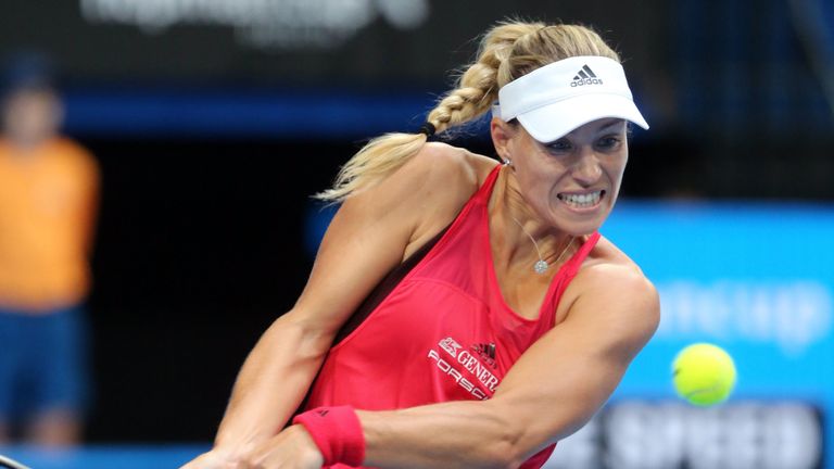 Angelique Kerber übersteht die erste Runde in Sydney.
