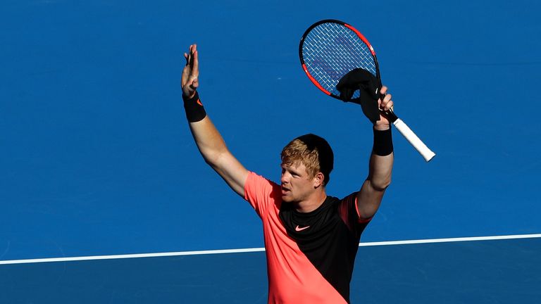 Kyle Edmund spielt sich weiter in die Herzen der Zuschauer.