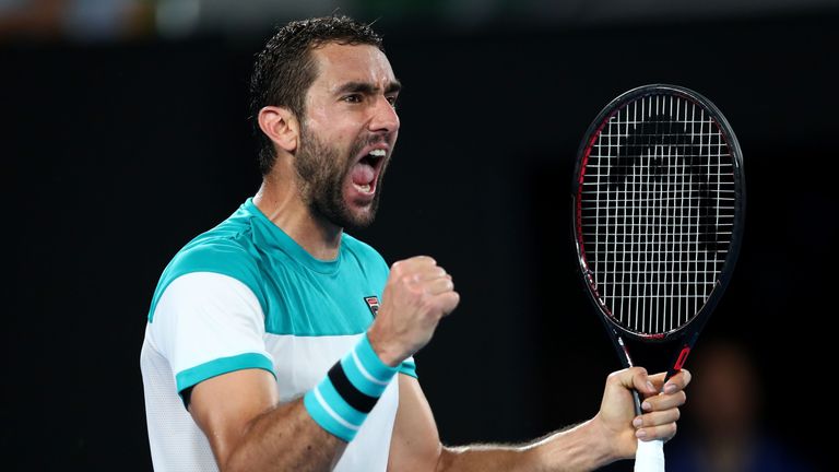 Marin Cilic erreicht sein drittes Finale bei einem Grand-Slam-Turnier.