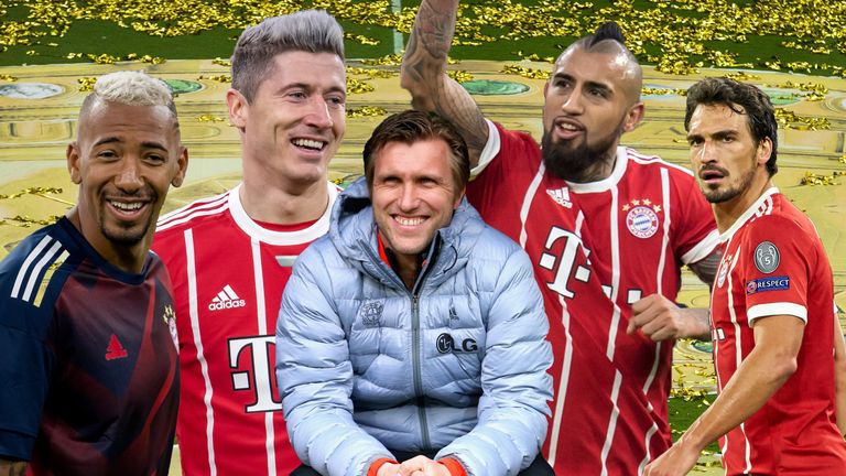 Paderborns Sportdirektor Markus Krösche scherzt über die Bayern: "Ein Freilos." (Collage: Sky. Bilder: dpa, getty)