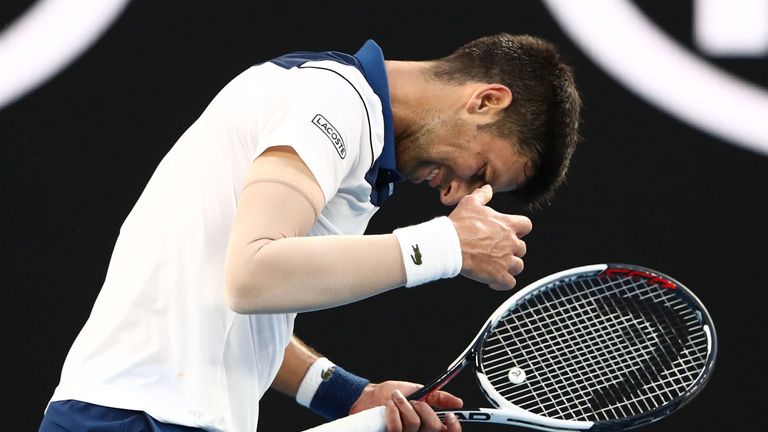 Für Novak Djokovic ist im Achtelfinale der Australian Open Endstation.