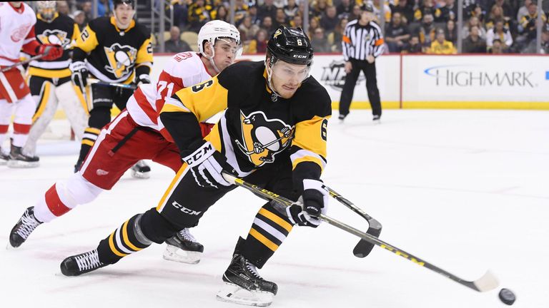 Die Pittsburgh Penguins gewinnen deutlich gegen die Detroit Red Wings.