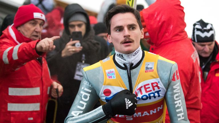 Richard Freitag wird nicht beim letzten Springen der Vierschanzentournee antreten.