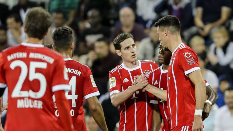 Wagner trifft gleich im ersten Testspiel des Jahres für den FC Bayern. 