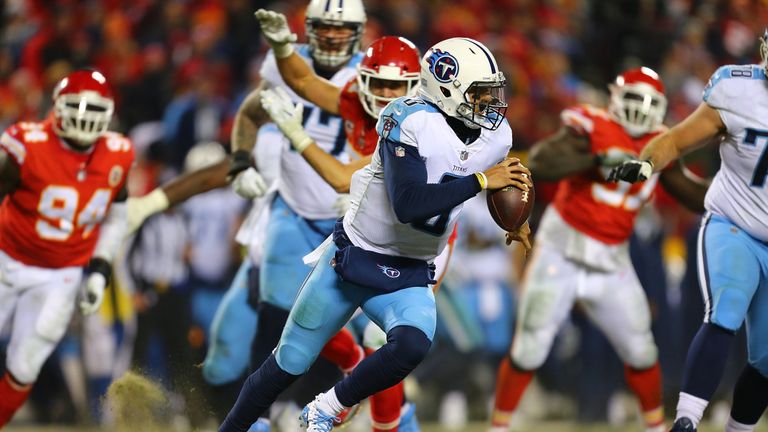 Marcus Mariota führt seine Titans in der zweiten Halbzeit zum Sieg.