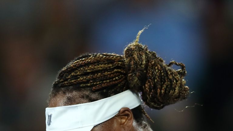 Für Venus Williams ist bereits nach dem ersten Spiel Schluss. Letztes Jahr stand sie im Finale.