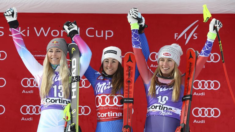 Sofia Goggia holt sich ihren zweiten Abfahrtssieg.