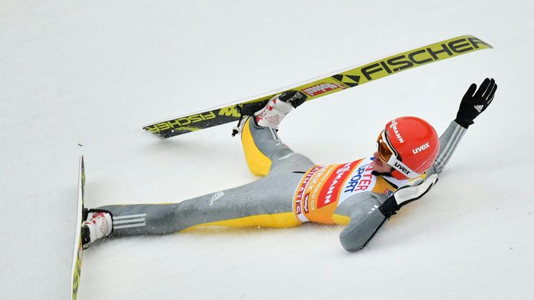 Nach seinem Sturm bei der Vierschanzentournee schont sich Richard Freitag für die Heim-WM.