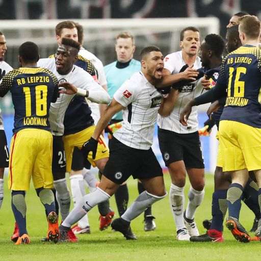 Frankfurt gewinnt hitziges Duell gegen Leipzig