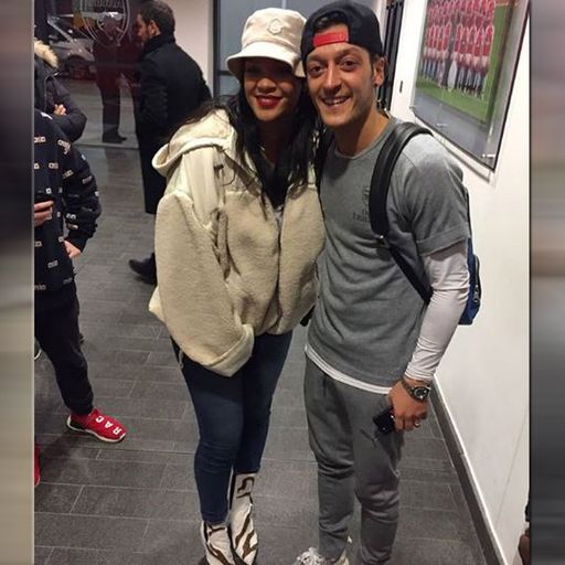 Mesut Özil und Popstar Rihanna wiedervereint