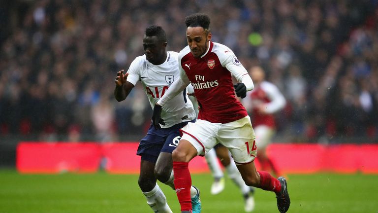 Keine Punkte gab es für Pierre-Emerick Aubameyang (r.) und den FC Arsenal gegen Tottenham.