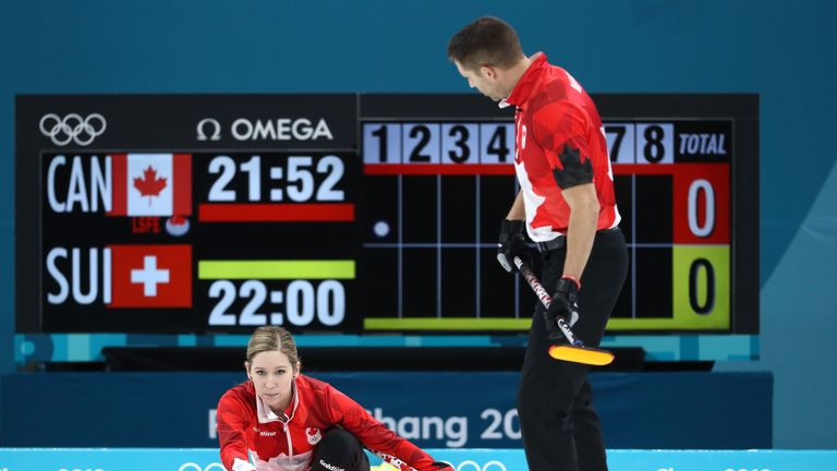Kaitlyn Lawes und John Morris sind die ersten Olympiasieger im Mixed-Doubles-Wettbewerb.