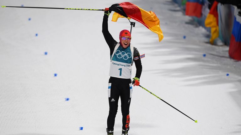 Lauar Dahlmeier holt in Pyeongchang die vierte Goldmedaille für Deutschland.