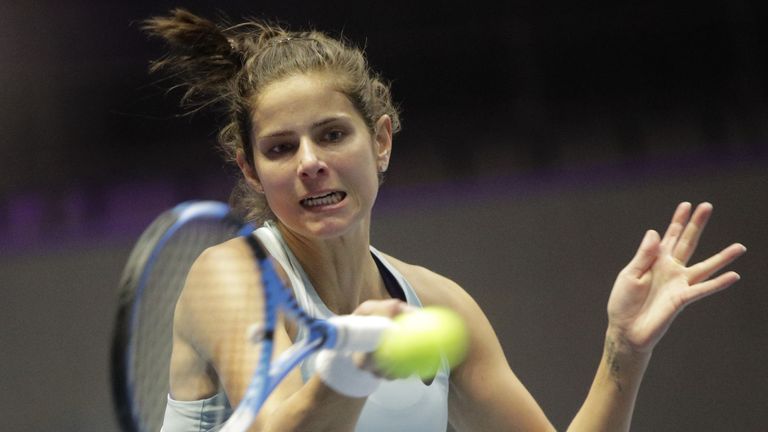 Julia Görges steht in der nächsten Runde von St. Petersburg. 