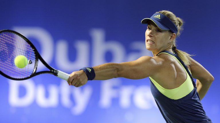 Angelique Kerber steht in Dubai im Achtelfinale.