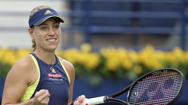 Angelique Kerber  besiegte die an Nummer drei gesetzte Tschechin Karolina Pliskova.