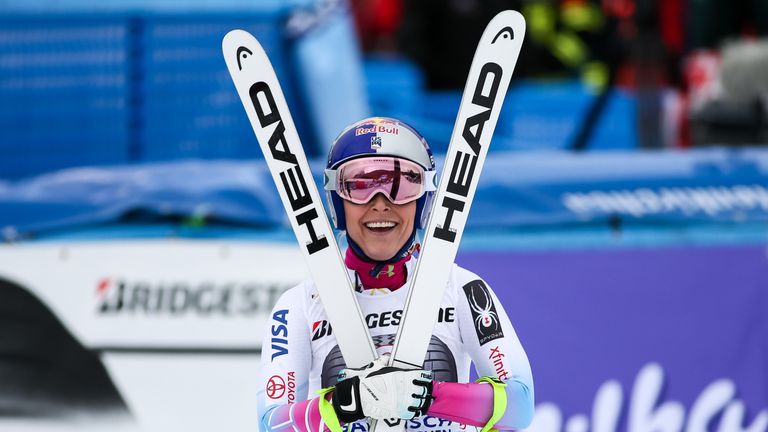 Lindsey Vonn gewinnt ihr 80. Rennen.