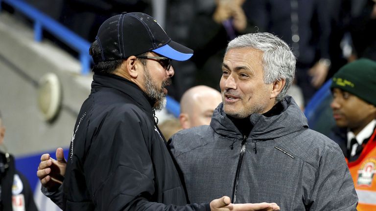 Jose Mourinho bezwingt mit Manchester United David Wagners Huddersfield Town.