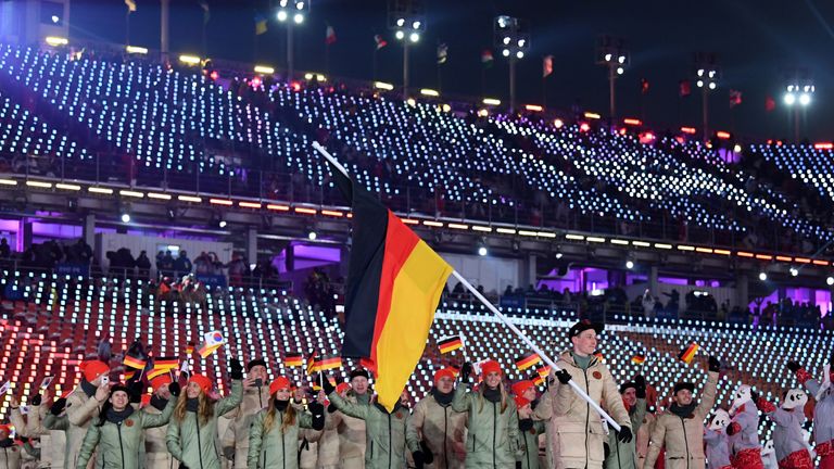 Eric Frenzel führte das deutsche Team an.