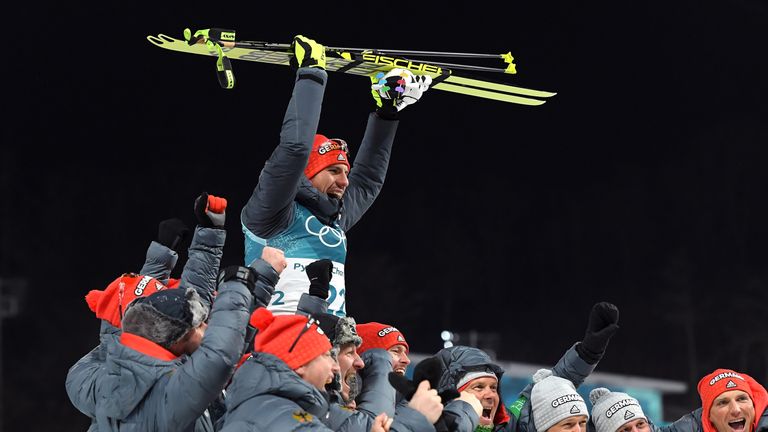 Arnd Peiffer sprintet über 10 km zum Olympiasieg.