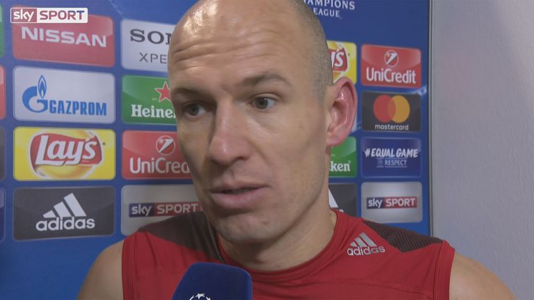 Arjen Robben war trotz der 5:0-Siegs gegen Besiktas sichtlich angefressen.