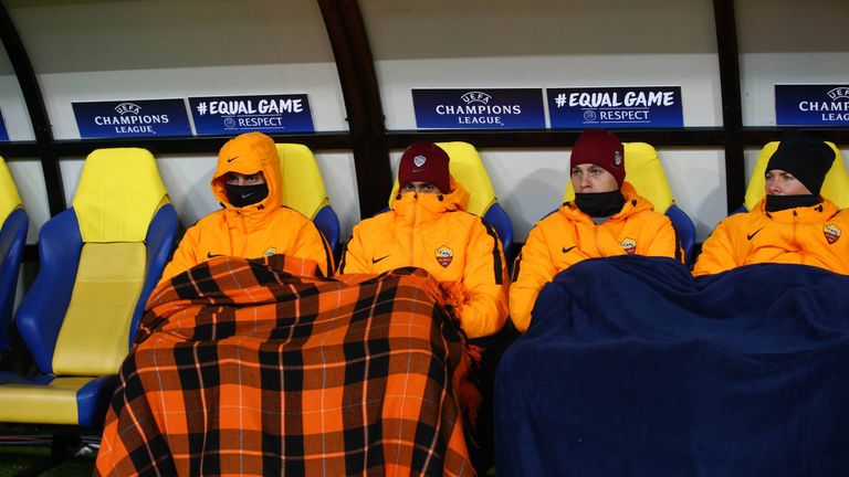 Platz 11: Die Römer überzeugten in der Kühltruhe Donezk nur in der ersten Halbzeit. Die Italiener stehen mit dem 1:2 gegen die 'Südamerika-Connection' um Fred, Taison und Bernard stark unter Druck.