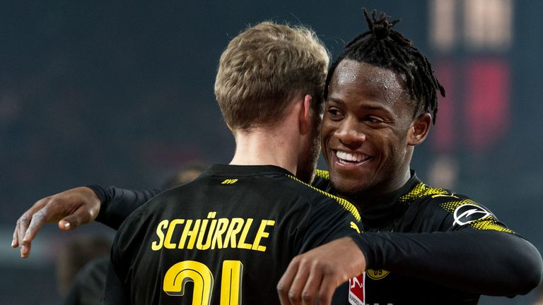 Michy Batshuayi (r.) und Andre Schürrle (l.) sorgen für den BVB-Sieg in Köln.