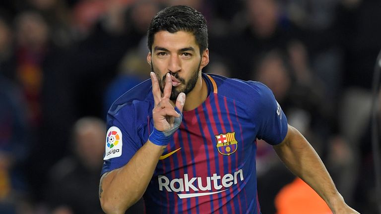 Stürmerstar Luis Suarez  erzielte im Hinspiel gegen Valencia das goldene Tor.
