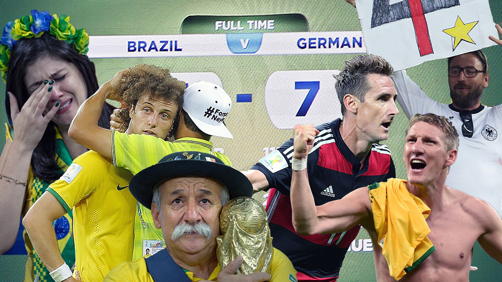Brasilien in Trauer, DFB-Team in Extase! Der 7:1-Wahnsinn ...