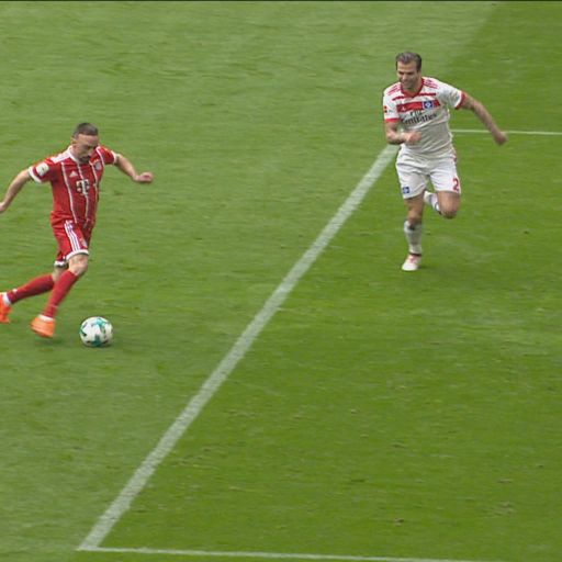 Ribery bejubelt 51.000 Bundesliga-Tor