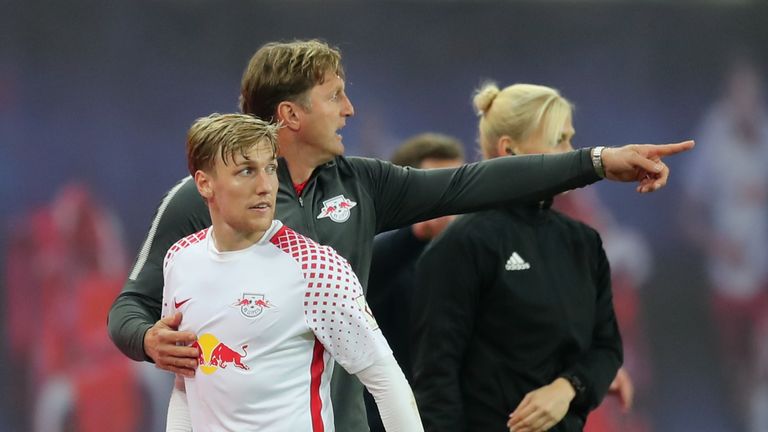 Emil Forsberg ist nach seiner langwierigen Bauchmuskelverletzung noch nicht wieder voll auf der Höhe.
