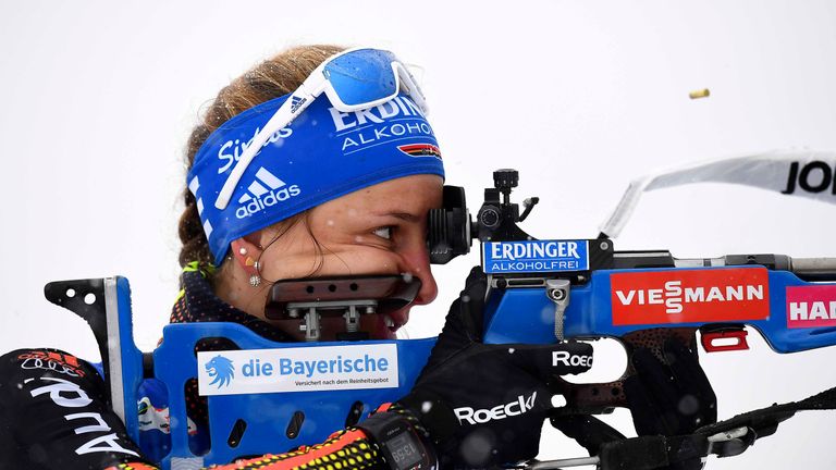 Für Vanessa Hinz ist es der erste Weltcup-Sieg überhaupt in ihrer Karriere.