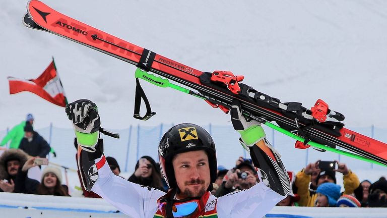 Marcel Hirscher feiert den zweiten großen Erfolg innerhalb von zwei Tagen.
