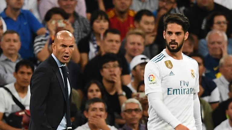 Isco wünscht sich mehr Vertrauen von seinem Trainer bei Real Madrid, Zinedine Zidane.