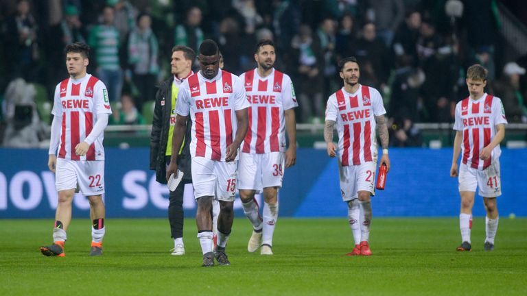 Köln verliert in Bremen und bleibt Tabellenletzter.