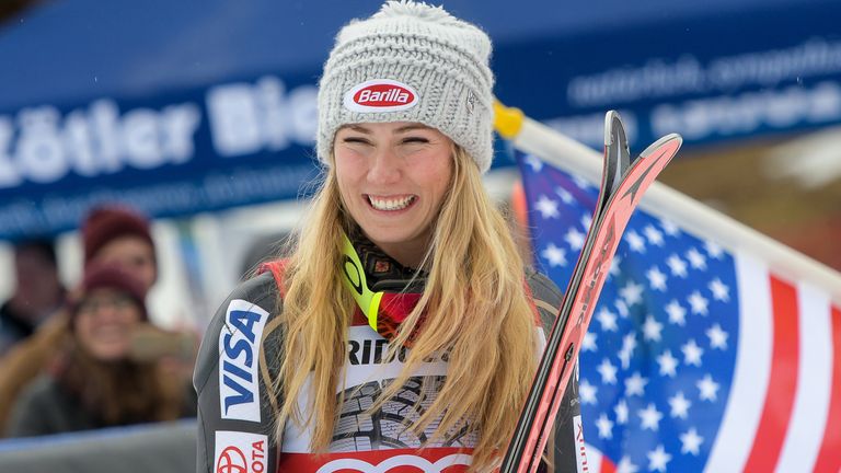 Mikaela Shiffrin gewinnt auch den Slalom im schwedischen Are.