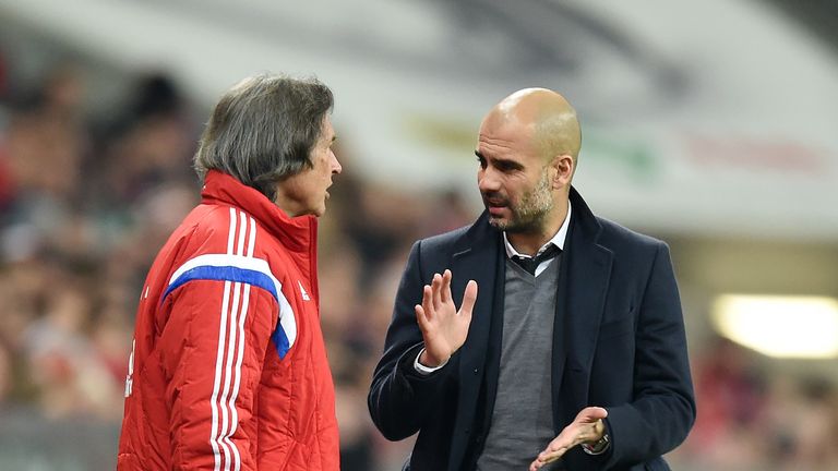 Freunde wurden sie nie: Hans-Wilhelm Müller-Wohlfahrt  und Pep Guardiola.