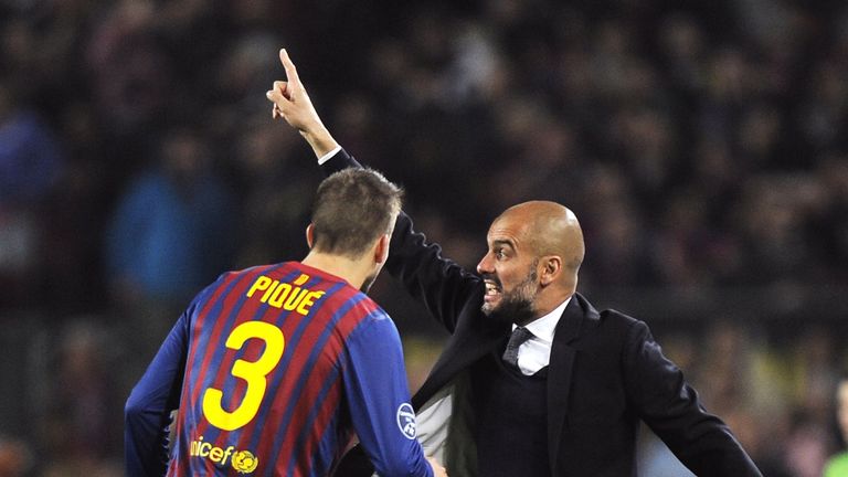 Gerard Pique und Pep Guardiola hatten nicht immer das beste Verhältnis.