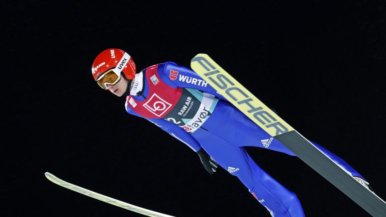 Richard Freitag landet in Lillehammer auf Platz fünf.