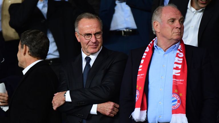 Karl-Heinz Rummenigge und Uli Hoeneß führen seit Jahren erfolgreich die Geschicke beim FC Bayern München.