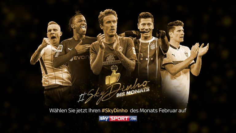 #SkyDinho: Wer ist Deiner Meinung nach der Bundesliga-Spieler des Monats Februar?