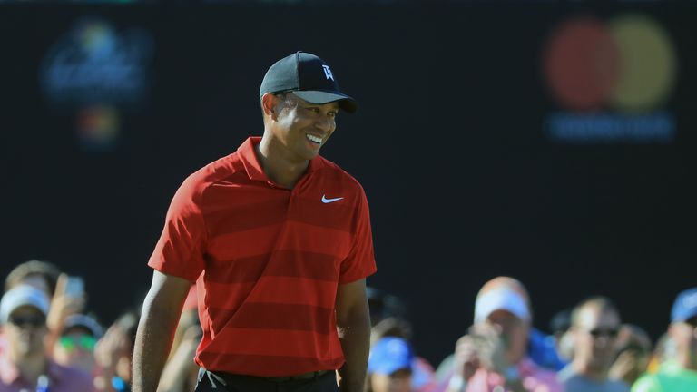 Tiger Woods zeigt aufsteigende Form.