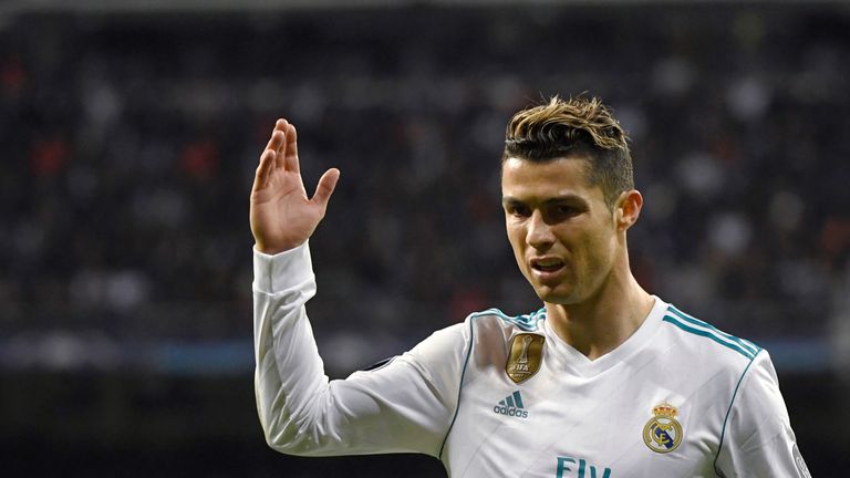 Cristiano Ronaldo shows his frustration at the Bernabeu