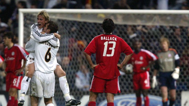 2003/2004, Achtelfinale, Real Madrid - Bayern München 1:0 (1:0), Bayern München - Real Madrid 1:1 (0:0) (HINSPIEL)