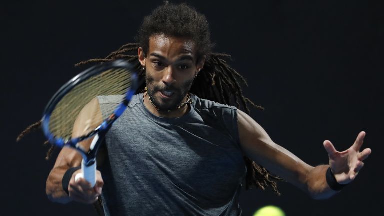 Dustin Brown scheitert zum Auftakt in Houston.