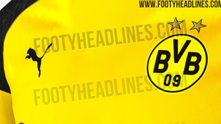 So soll das neue Heim-Trikot von Borussia Dortmund aussehen. (Bildquelle: footyheadlines.com)