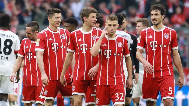 Robert Lewandowski, Joshua Kimmich und Co. sollten im Rückspiel gegen den FC Sevilla eine Gelbe Karte vermeiden.