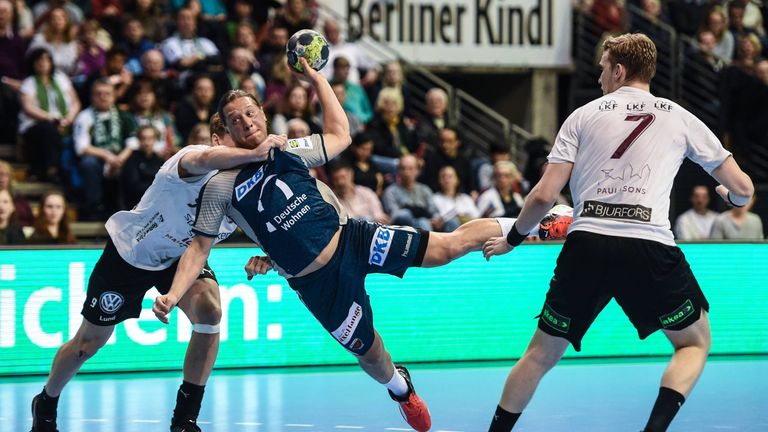 Die Füchse Berlin haben im EHC Cup den Gruppensieg klar gemacht.