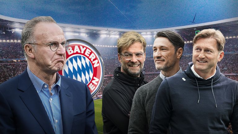 Wer wird neuer Bayern-Trainer? Karl-Heinz Rummenigge (l.) will bis Ende April Klarheit.